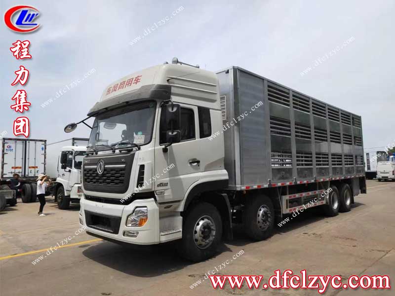 （國六）東風(fēng)天龍前四后八鋁合金運(yùn)豬車
